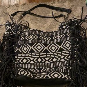 Fringe purse
